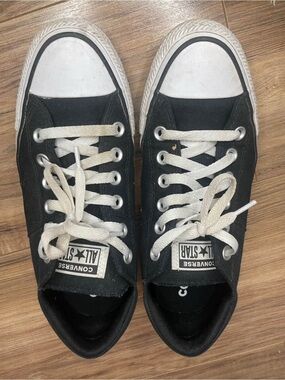 Converse Black and White Low Top Sneakers